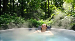 plongez dans le bien-être avec un hot tub adapté à votre jardin