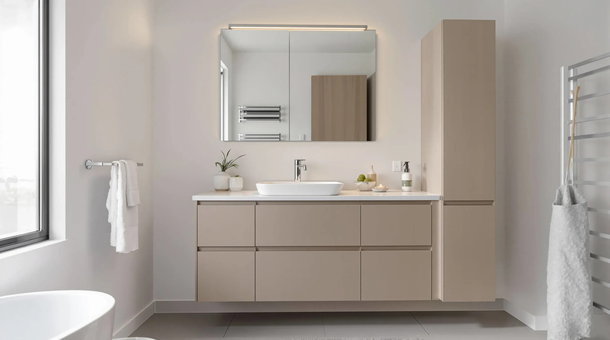 meuble salle de bain hauteur
