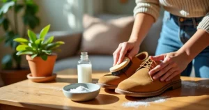 chaussure en daim nettoyage : astuces simples et efficaces