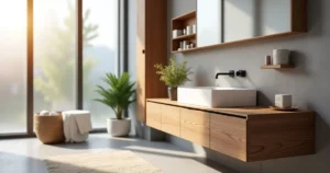 Quel bois pour salle de bain allier charme et résistance