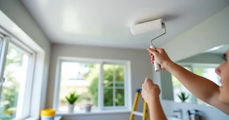 quelle peinture pour plafond salle de bain humide