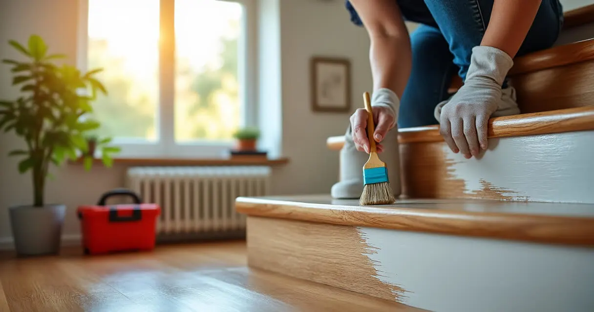 peut on peindre un escalier en bois vernis sans poncer