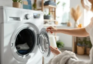 Vinaigre blanc machine à laver : astuces simples pour l’utiliser efficacement