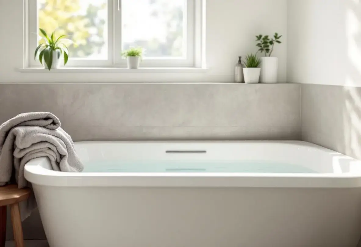 taille standard des baignoires
