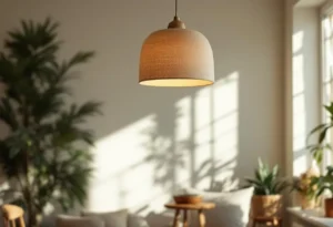 sublimez votre intérieur avec une suspension en lin authentique