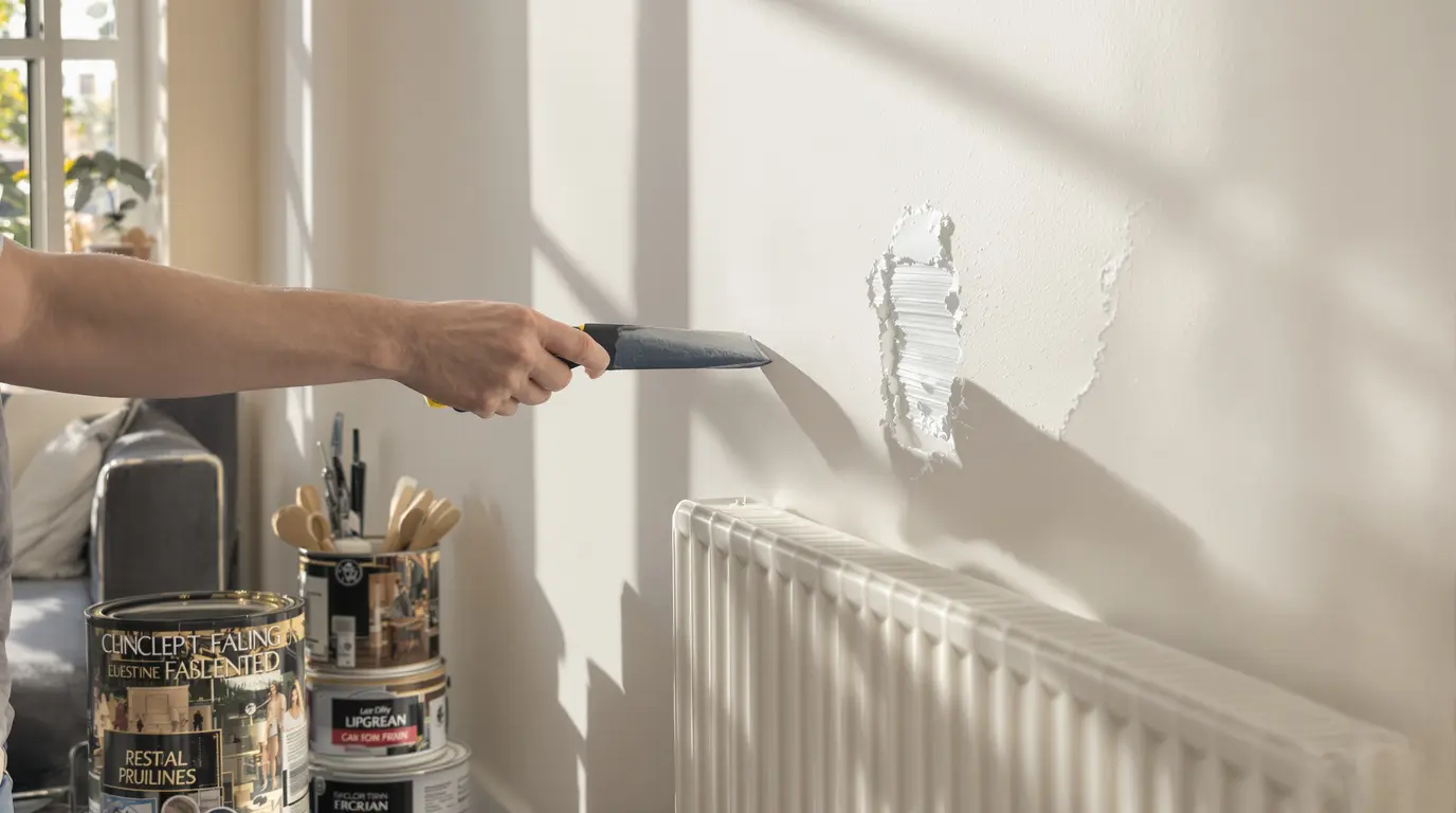 reboucher un trou dans un mur